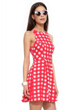 Grid Me Dress